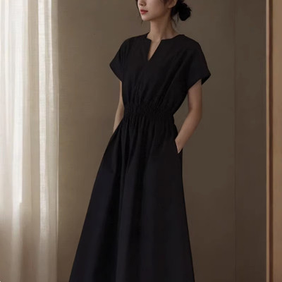 纯诗曼法式夏季新款连衣裙