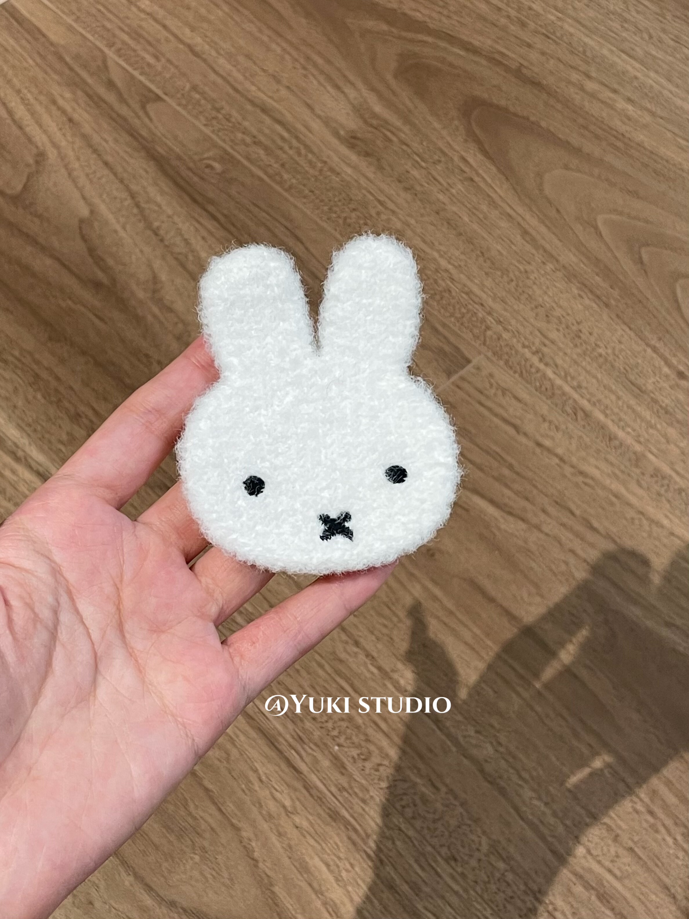 甜美米菲兔毛绒无痕刘海贴