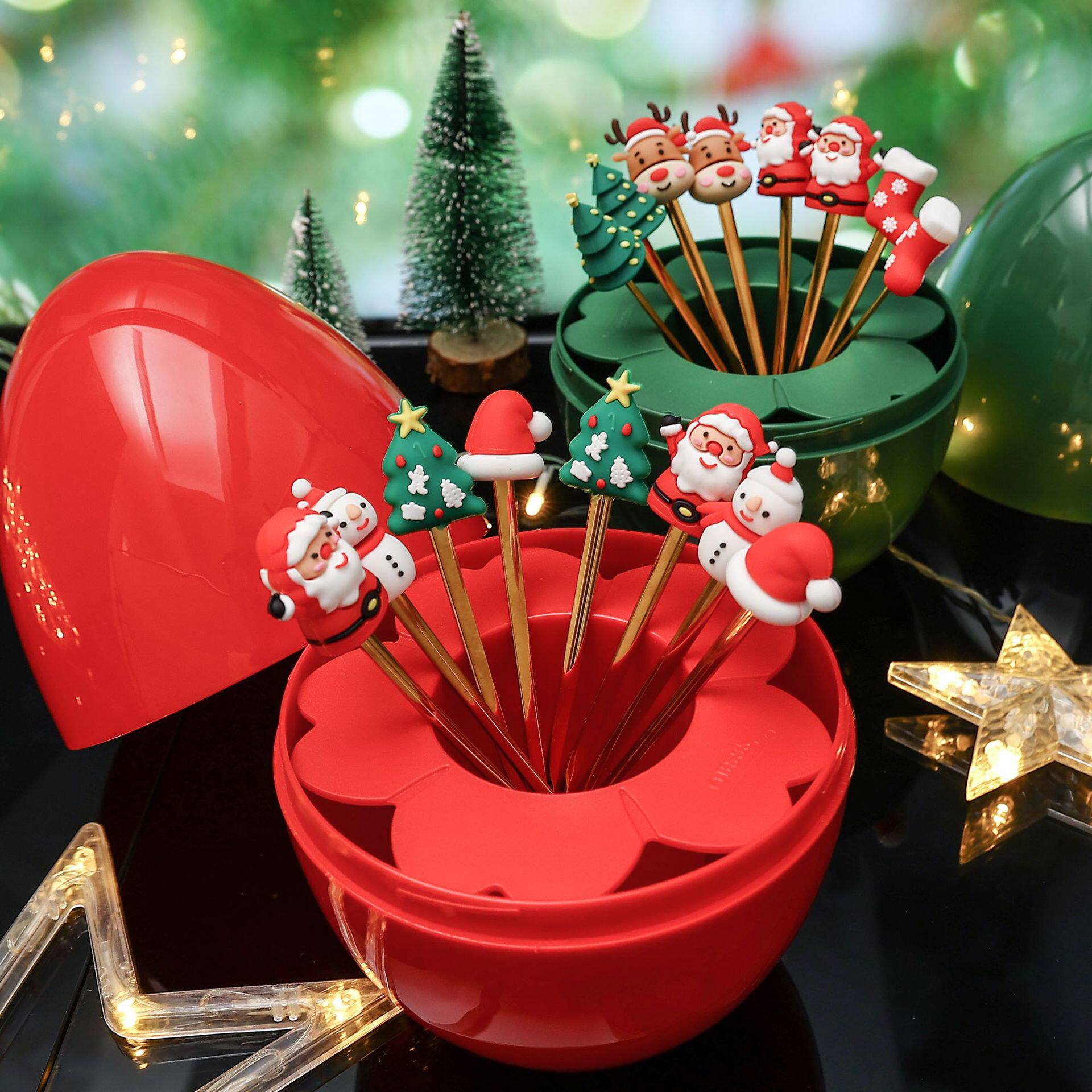 2024 새로운 칼 붙이 포크 스푼 세트 귀여운 어린이 어린이 커플 선물