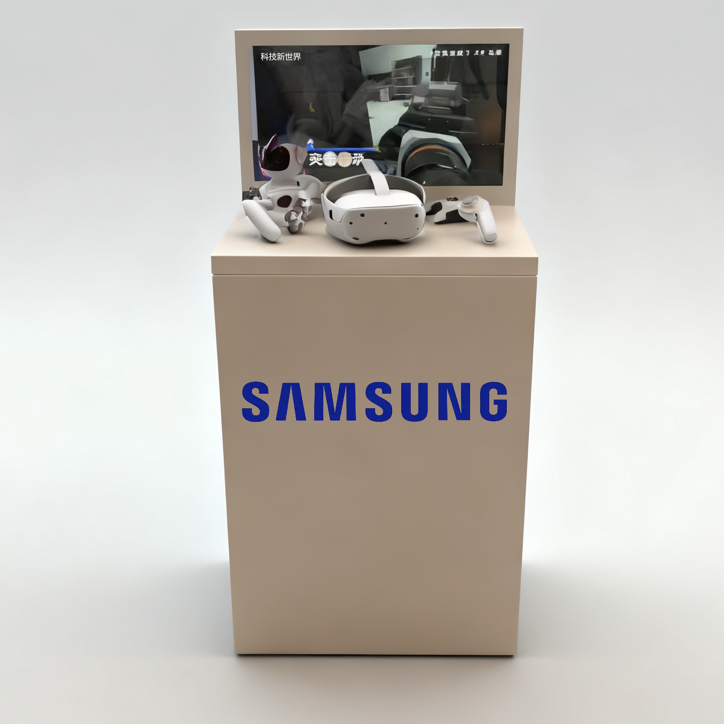 三星QB13R高清显示器带Wi-Fi内置音箱广告机监控屏 横竖切换 集中