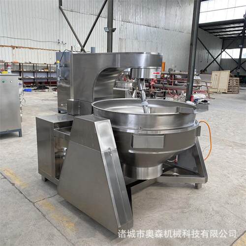 全自动行星搅拌高温熬制炒锅 咖啡豆行星搅拌炒锅 可倾自动出料锅