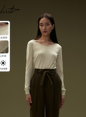 【商场同款】M.HITI锡瑅圆领打底长袖毛衫针织衫26春新款H3H286M