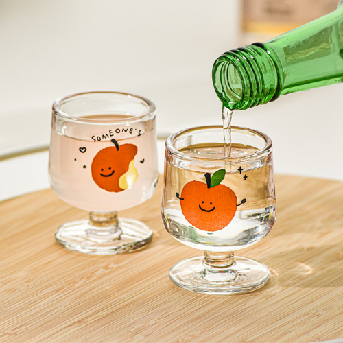 可爱迷你玻璃小酒杯高脚酒杯