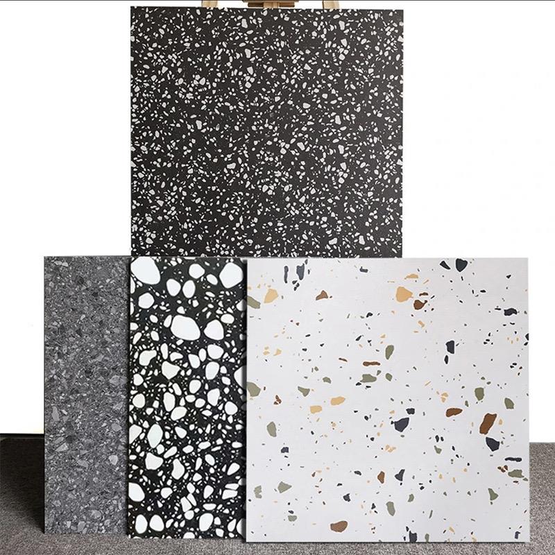 水磨石瓷砖800x800客餐厅灰色防滑地板砖600x600卫生间墙砖仿古砖