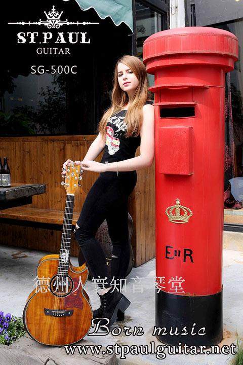圣保罗 ST.PAUL 全单吉他 SG-500C正品全新 全国防伪 预售