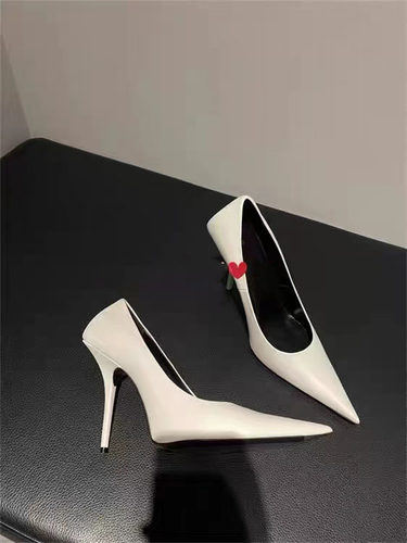 单鞋欧美单鞋尖头高跟鞋