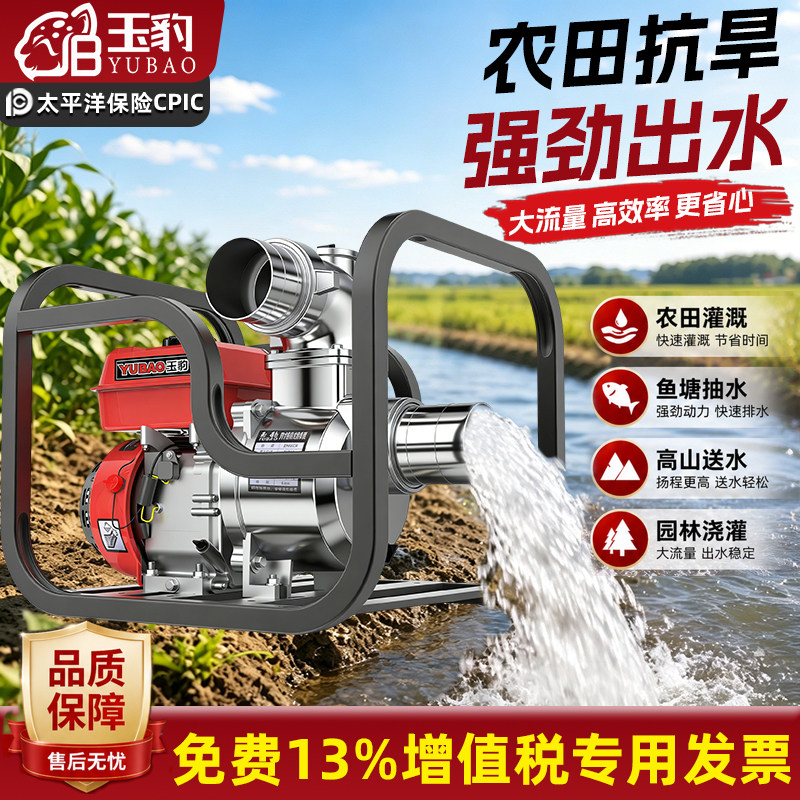 玉豹电动汽油机高扬程大功率图片