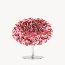 简艺 Bouquet Chair异型多彩可旋转洽谈椅意式轻奢玻璃钢花瓣椅
