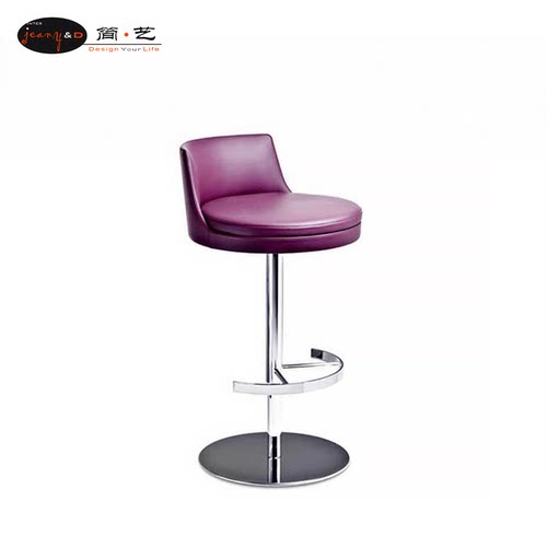 高脚靠背升降吧台椅简和艺可定制