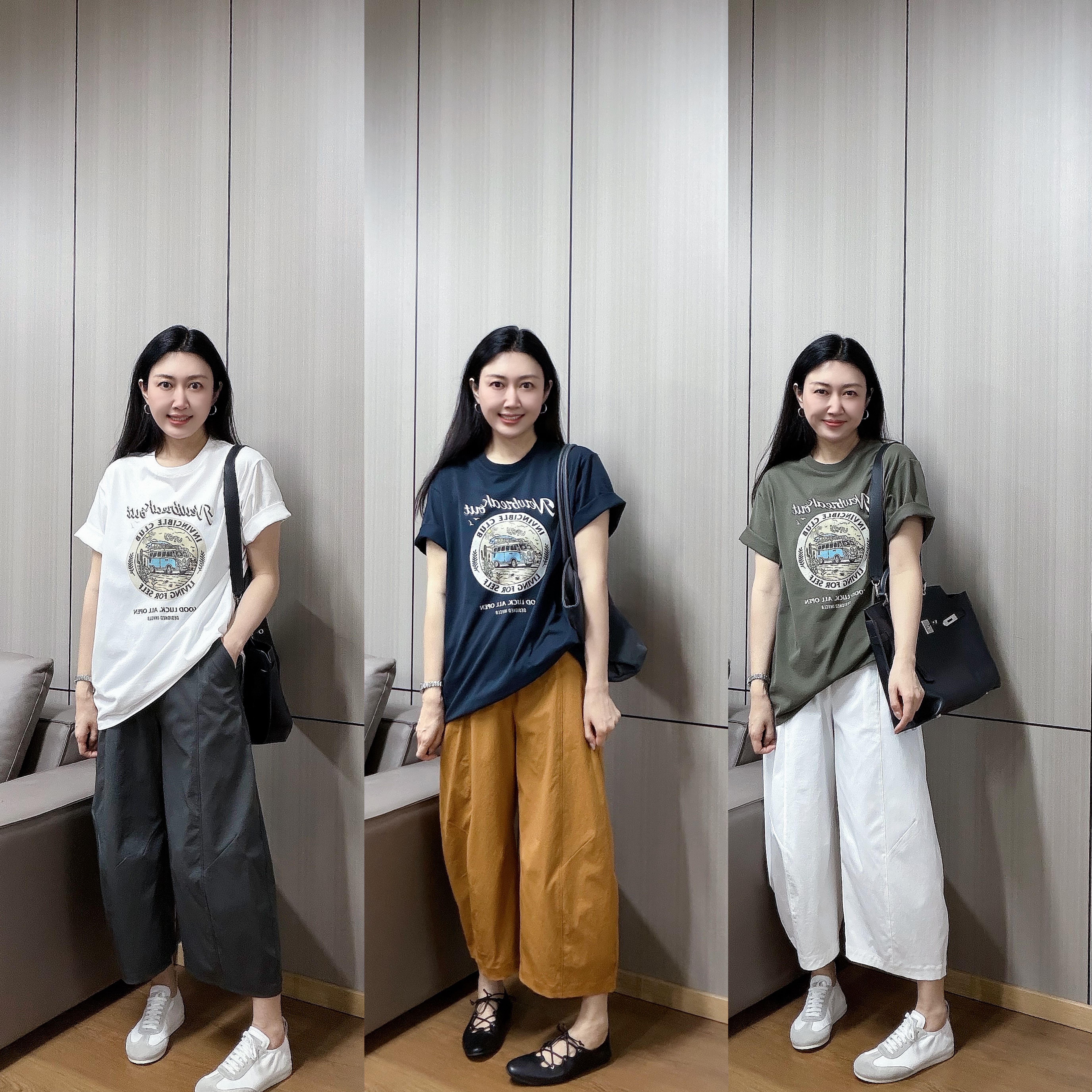 丽的城3206小汽车圆领短袖T恤图片