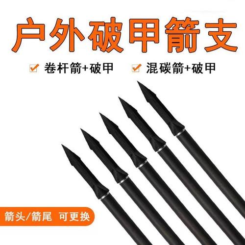 闪电狼户外碳钢可换头弓箭