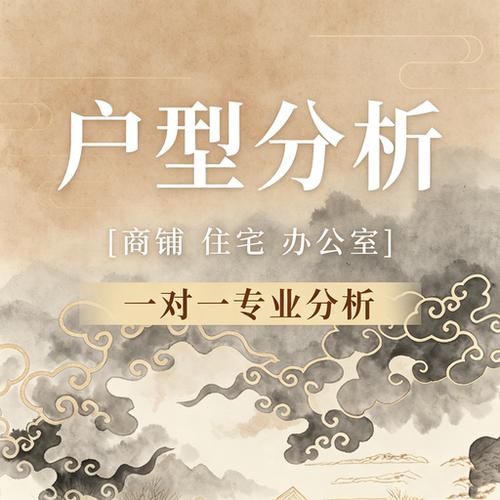 看房子买楼房选房户型图分析家居房屋布局办公室住宅风咨询水师傅