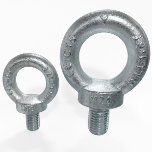 德标镀锌吊环螺栓螺丝DIN580模具起重M8M10M12M16M20M22M24M27M30