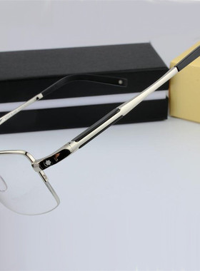 男款中年商务半框光学眼镜架配成品近视眼镜框工厂直销mb352