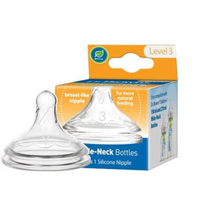 布朗博士drbrowns宽口径硅胶奶嘴爱宝选P/1/2/3/4/Y爱宝选+单个装