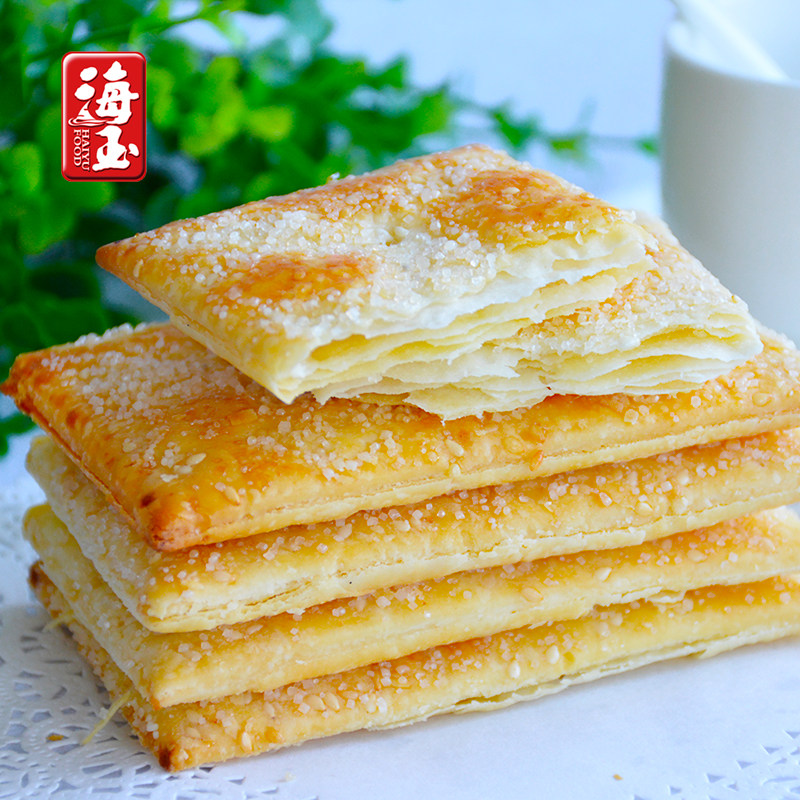 海玉千层饼干糕点网红零食办公儿童小吃饼干早餐薄脆美味食品整箱