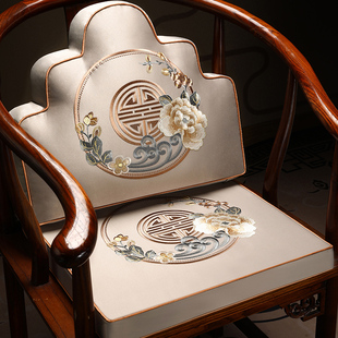 新中式靠山枕红木沙发抱枕圈椅云枕大号含芯罗汉床靠背垫靠枕靠垫