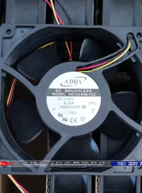 ADDA 24V 12038 AD/AQ1224MB/HB/UB-F52/F51/F53散热风扇12CM