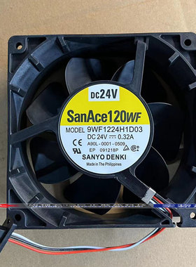 全新FANUC伺服风扇SanAce120WF A90L-0001-0509 9WF1224H1D03 24V