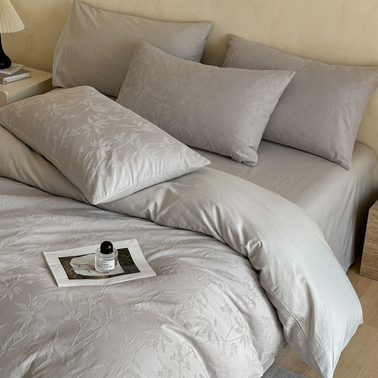 秋冬100S全棉提花四件套加厚磨毛