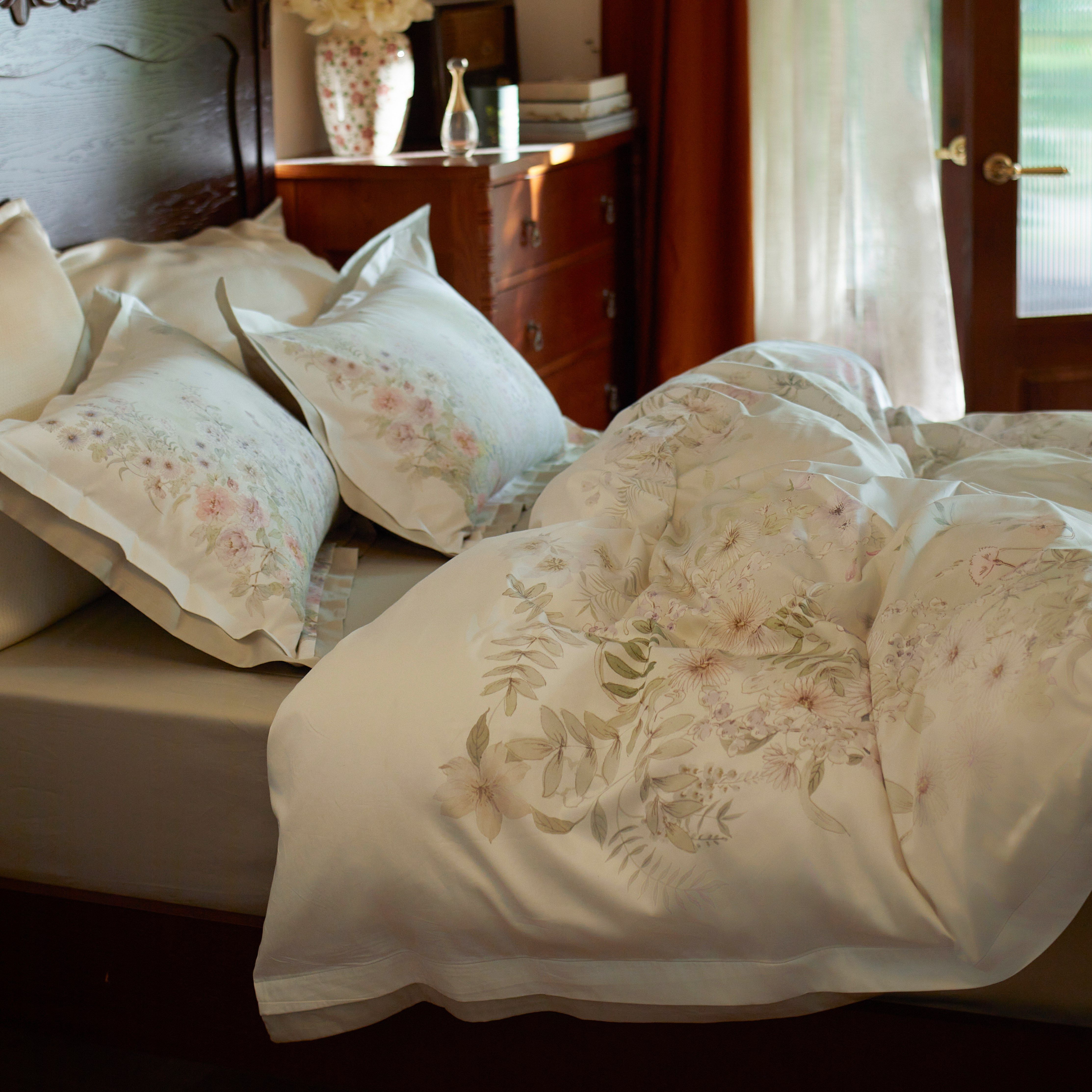 高奢100支新疆长绒棉四件套全棉纯棉2026新款床单被套复古风床品,床上用品,床品套件/四件套/多件套,淘宝优惠券,粉丝福利购,淘宝优惠卷