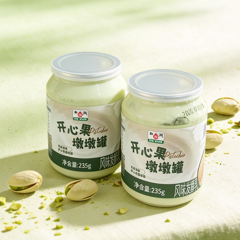 和润墩墩罐酸奶235g开心果味