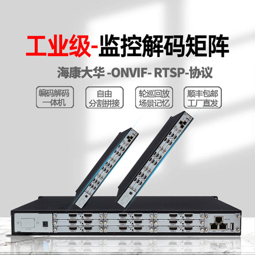 百圣监控解码器6路输出