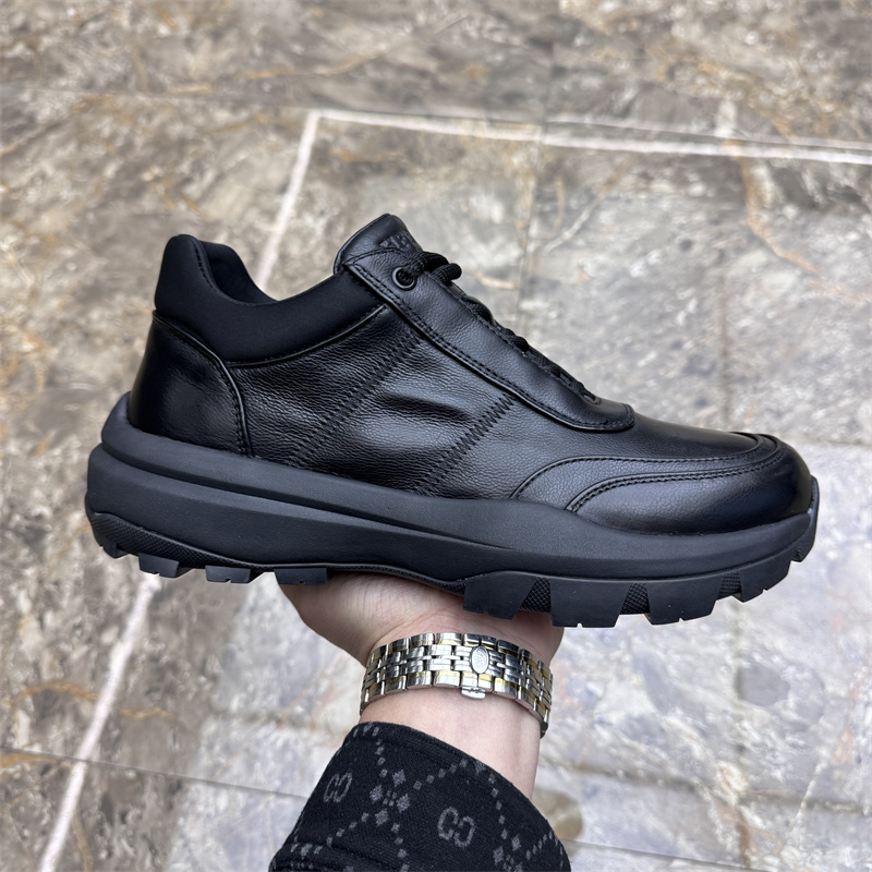 秋冬款头层牛皮运动风休闲皮鞋