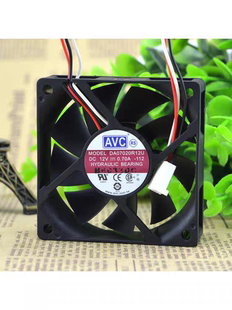 DA07020R12U 12V 3线 原装 液压散热风扇 7020 正品 7CM AVC 0.70A