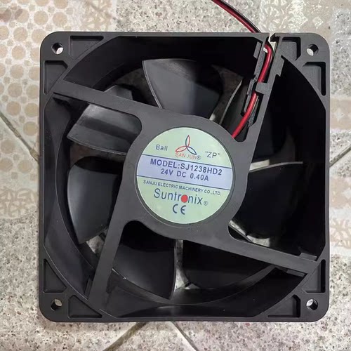 台湾三巨SAN JUN散热风扇 SJ1238HD2 24V SJ1238HD1 12V 轴流风机