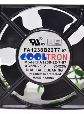 全新FA1238B22T7-97 220V FA1238B11T7-66 110VAC 散热风扇