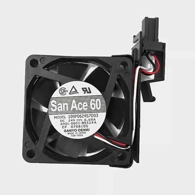 SanAce60数控机床风扇109P0624S7D03 24V 0.08A A90L-0001-0552#A