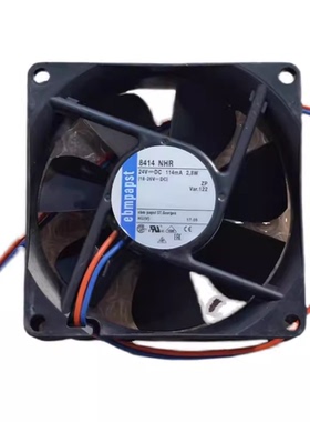 原装PAPST 8414NHR/HR/NGH/NGM 8CM 24V 8025 变频器散热风扇