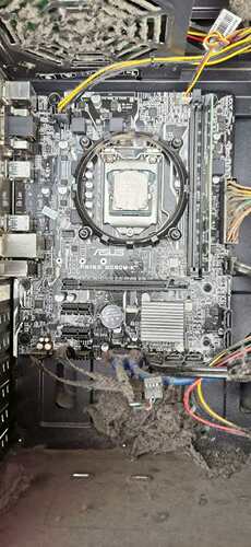 拆机华硕B250M-K+i37100处理器板U成色好
