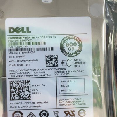 DELL/戴尔 硬盘 ST600MP0005 600(议价）