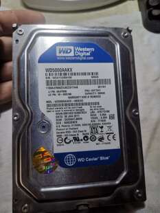 西部数据WD5000AAKX,500G硬盘,实物拍摄,的