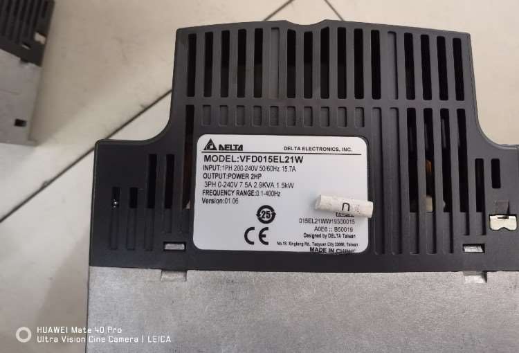 台达变频器VFD015EL21W.220V/1.5kw.功能