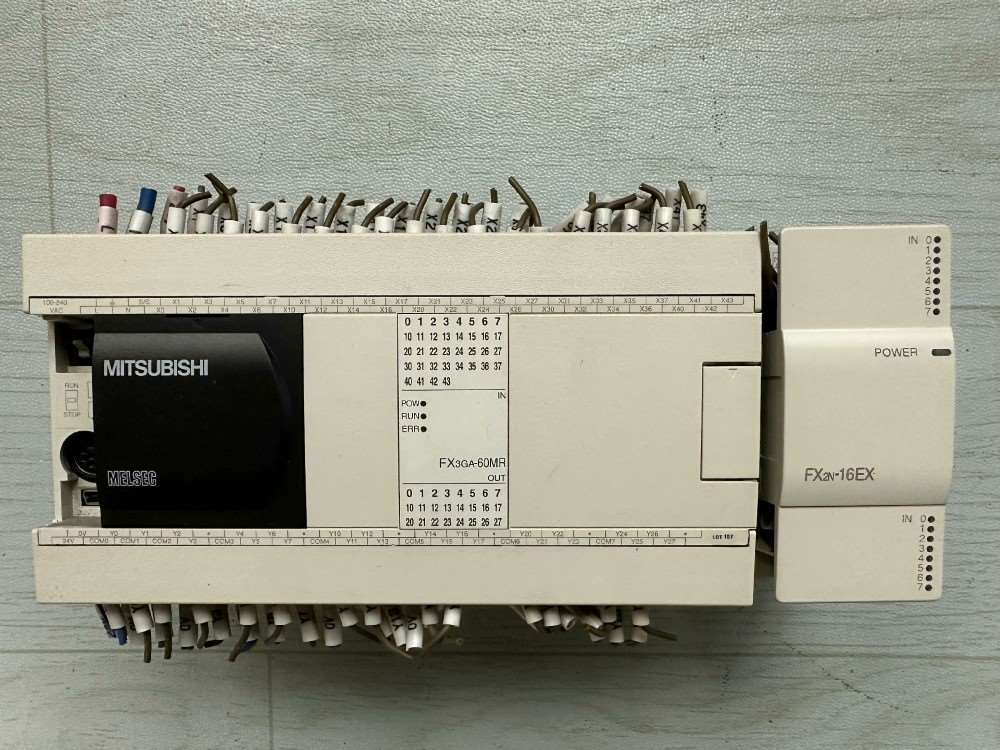 三菱PLCFX3GA-60MR-CMFX2N-16E