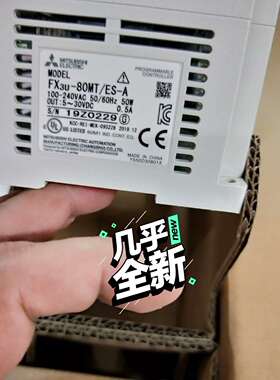三菱FX3U-80MTPLC,成色九九成新,功能正常