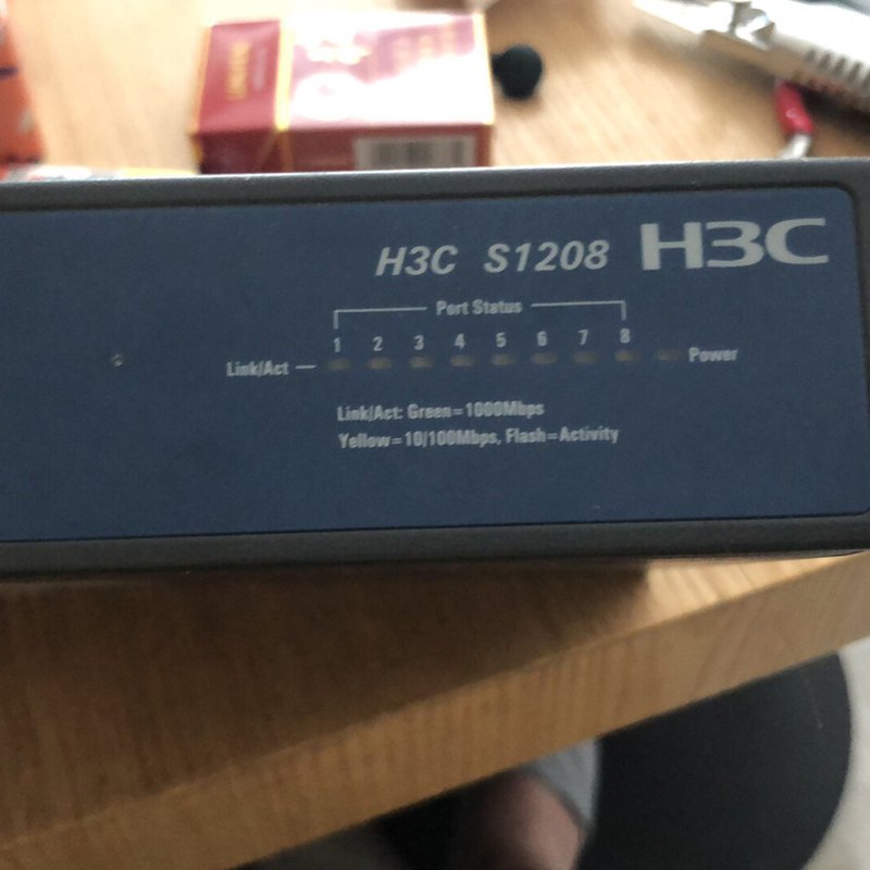 H3C S1208全千兆8口交换机 功能正常，无拆修， 成色(议价）图片
