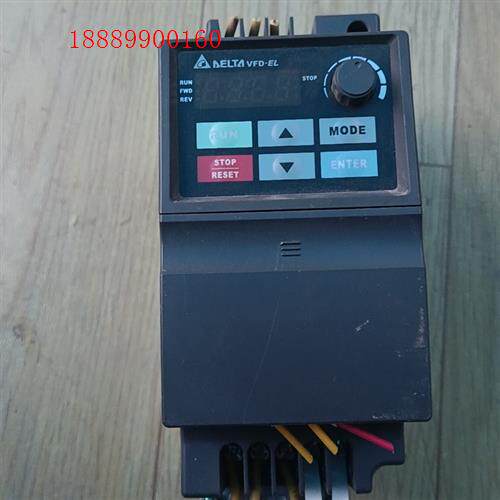 台达变频器VFD007EL43A,功率为750W,三相380