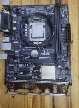 拆机华硕B85M-D+i54460成色不错