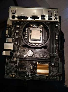 拆机成色爆新的华硕B85M-FPLUS+i34170