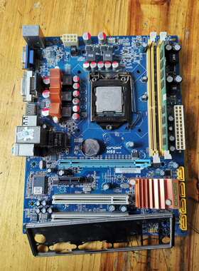拆机昂达H55+i3530处理器功能正常板U一起便