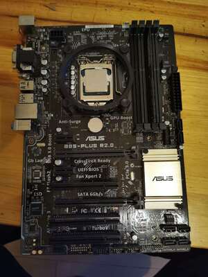 拆机华硕B85PLUS大板转手原因+i74790处理