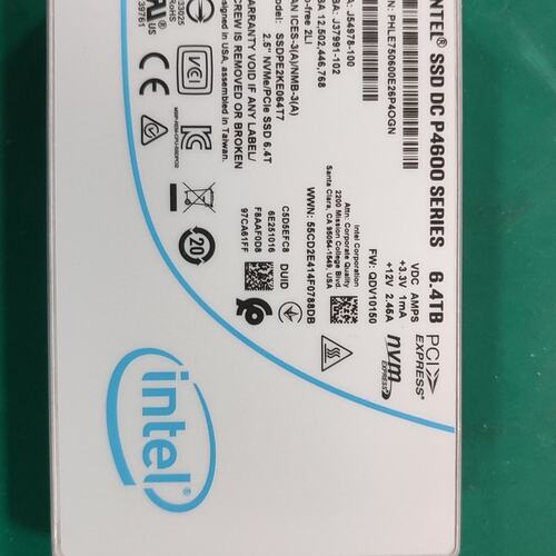 英特尔intel p4600 6.4t nvme ssd(议价）