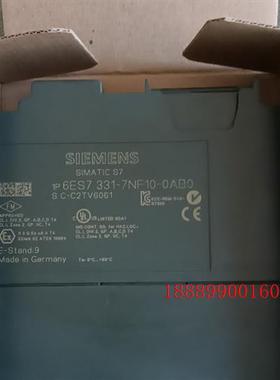 331-7NF10西门子PLC装柜未使用外观完好橙色非常漂亮