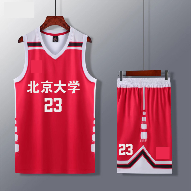 夏季篮球服套装男比赛背心图片