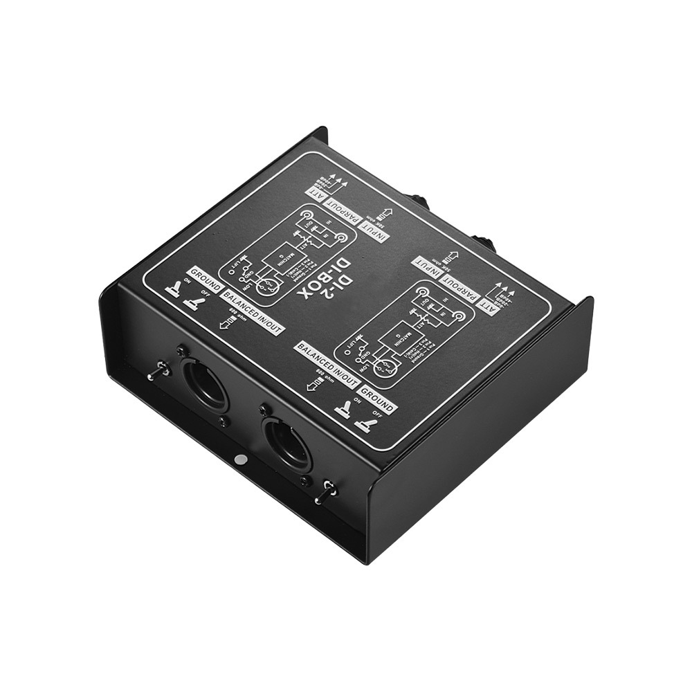 音频隔离器 音频杂音消除器 DI BOX吉他隔离器 阻抗变换器防噪音