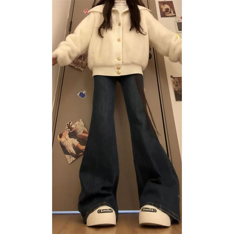 学生遮肉显瘦宽松保暖开衫上衣